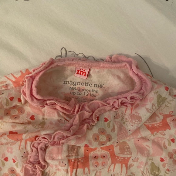 Newborn Girls Sleep Sack/gown with hat - magnetic me - Picture 2 of 9